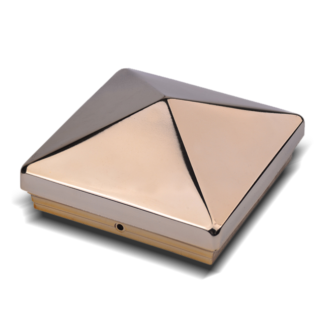 2211-FC3 Mosaz Vodotěsná dřevěná ozdobná krytka na venkovní sloupek 2211-FC3 Mosaz Vodotěsná dřevěná ozdobná krytka na venkovní sloupek