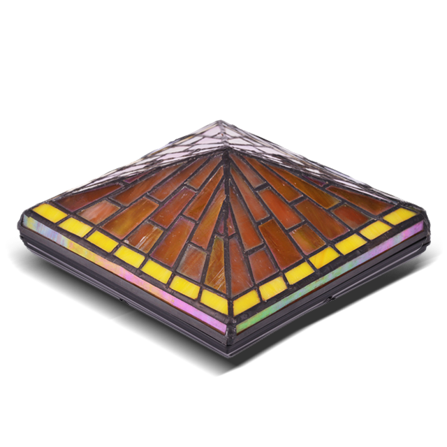 2211-TC4 Outdoor Tiffany Fence voděodolná čepička na sloupek 2211-TC4 Outdoor Tiffany Fence voděodolná čepička na sloupek